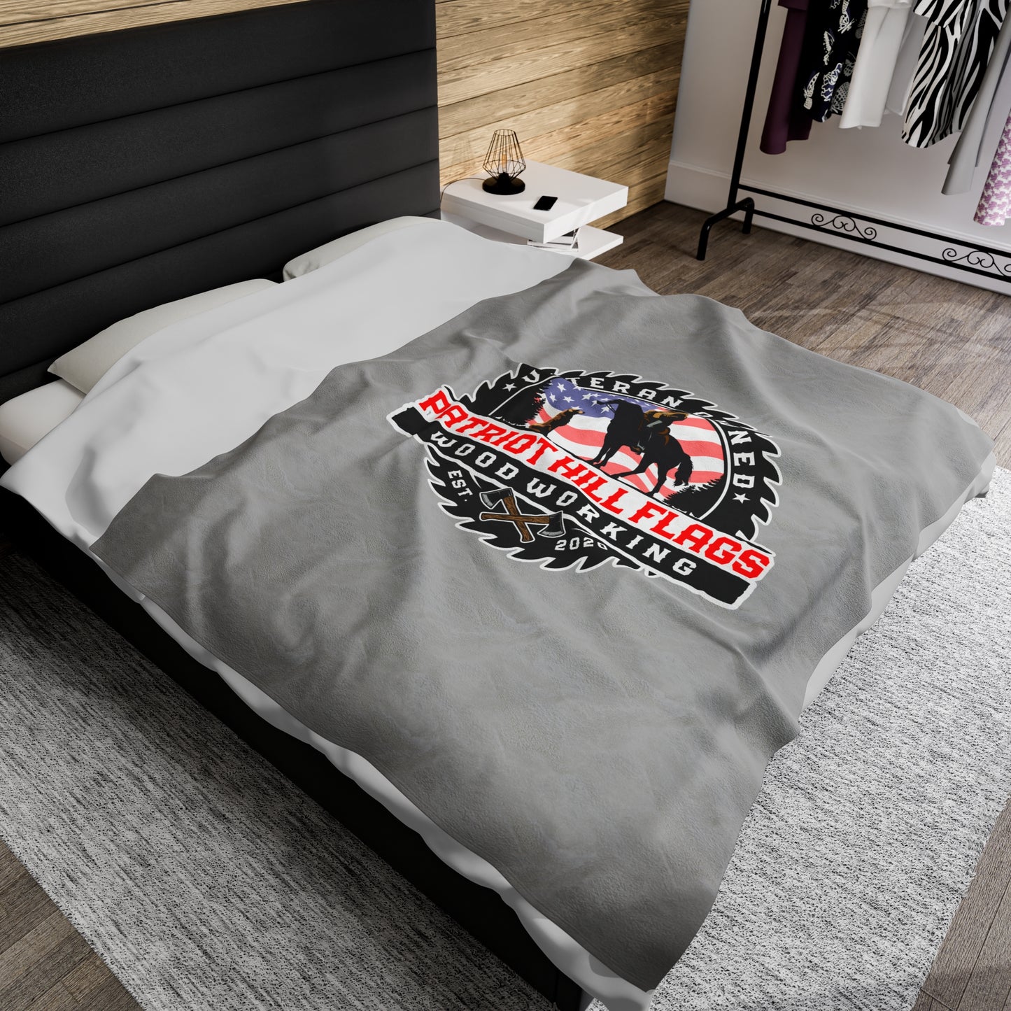 Patriot Hill Logo Plush Blanket