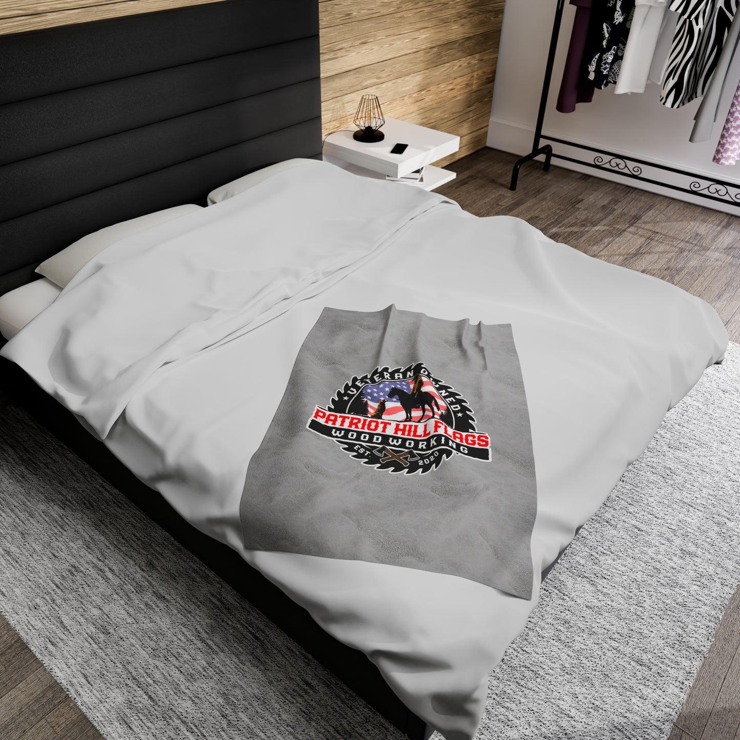 Patriot Hill Logo Plush Blanket