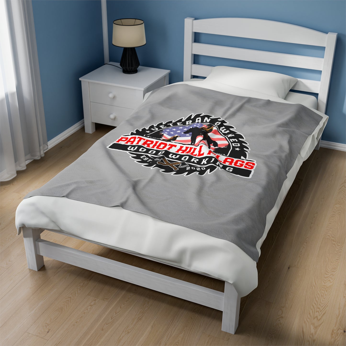 Patriot Hill Logo Plush Blanket