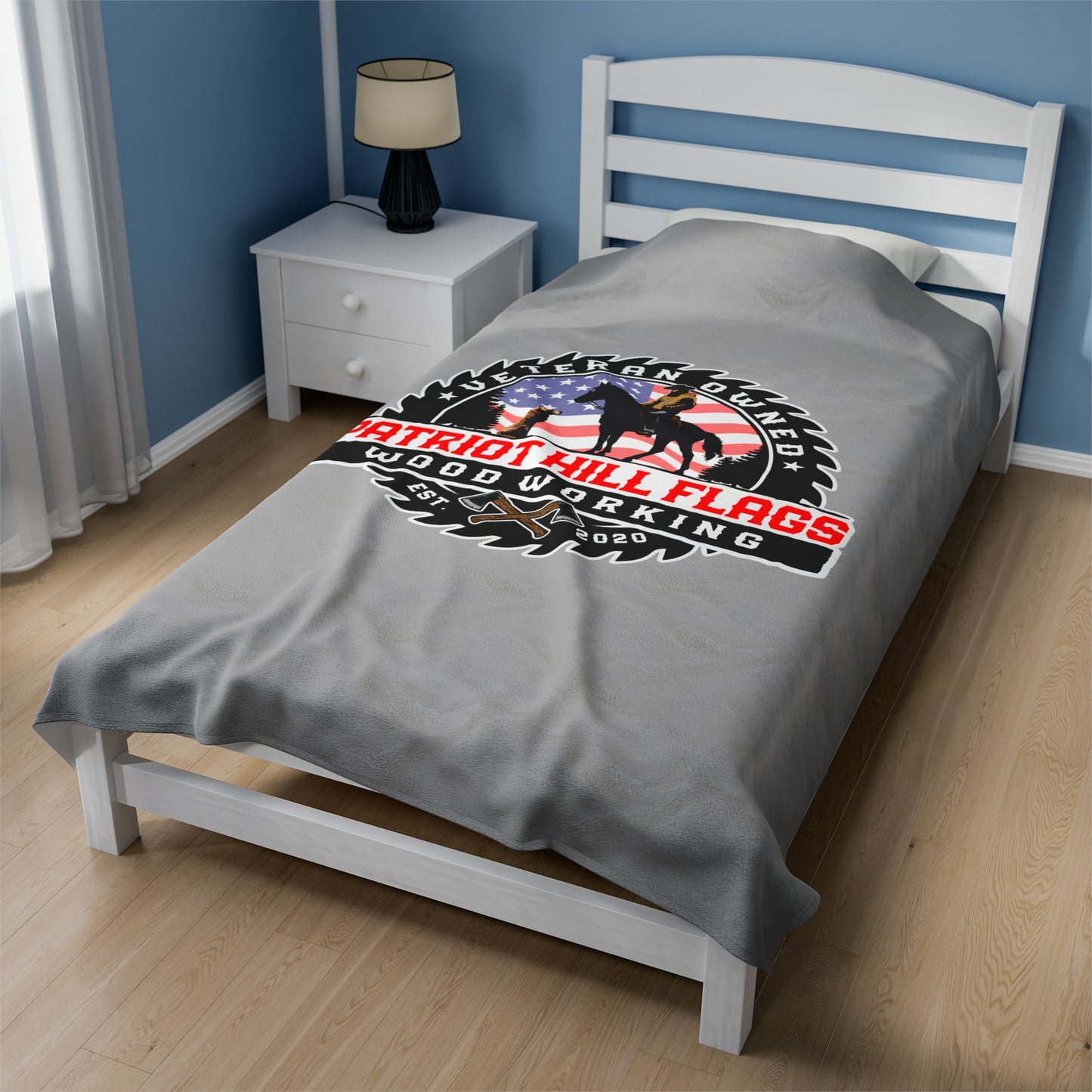 Patriot Hill Logo Plush Blanket