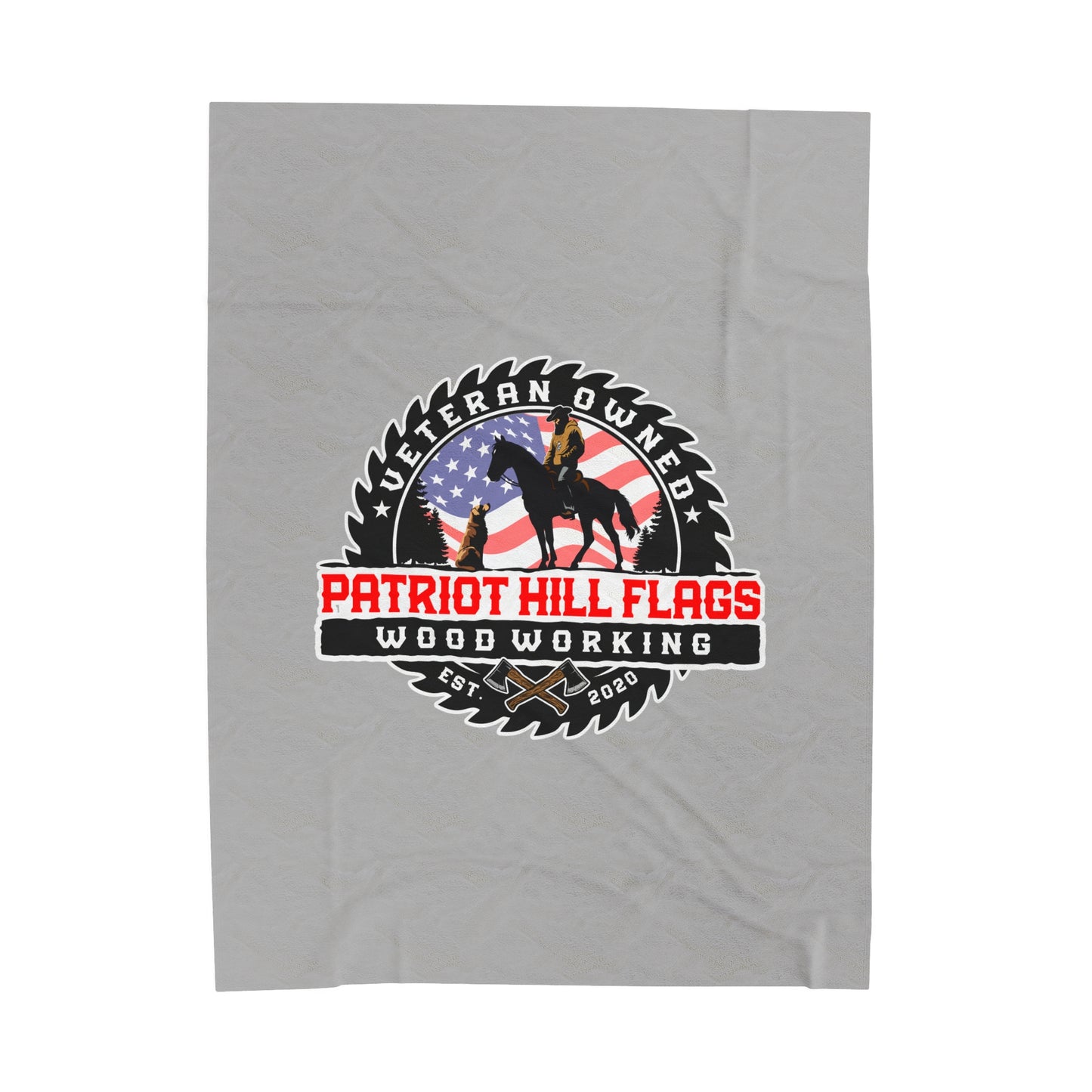 Patriot Hill Logo Plush Blanket