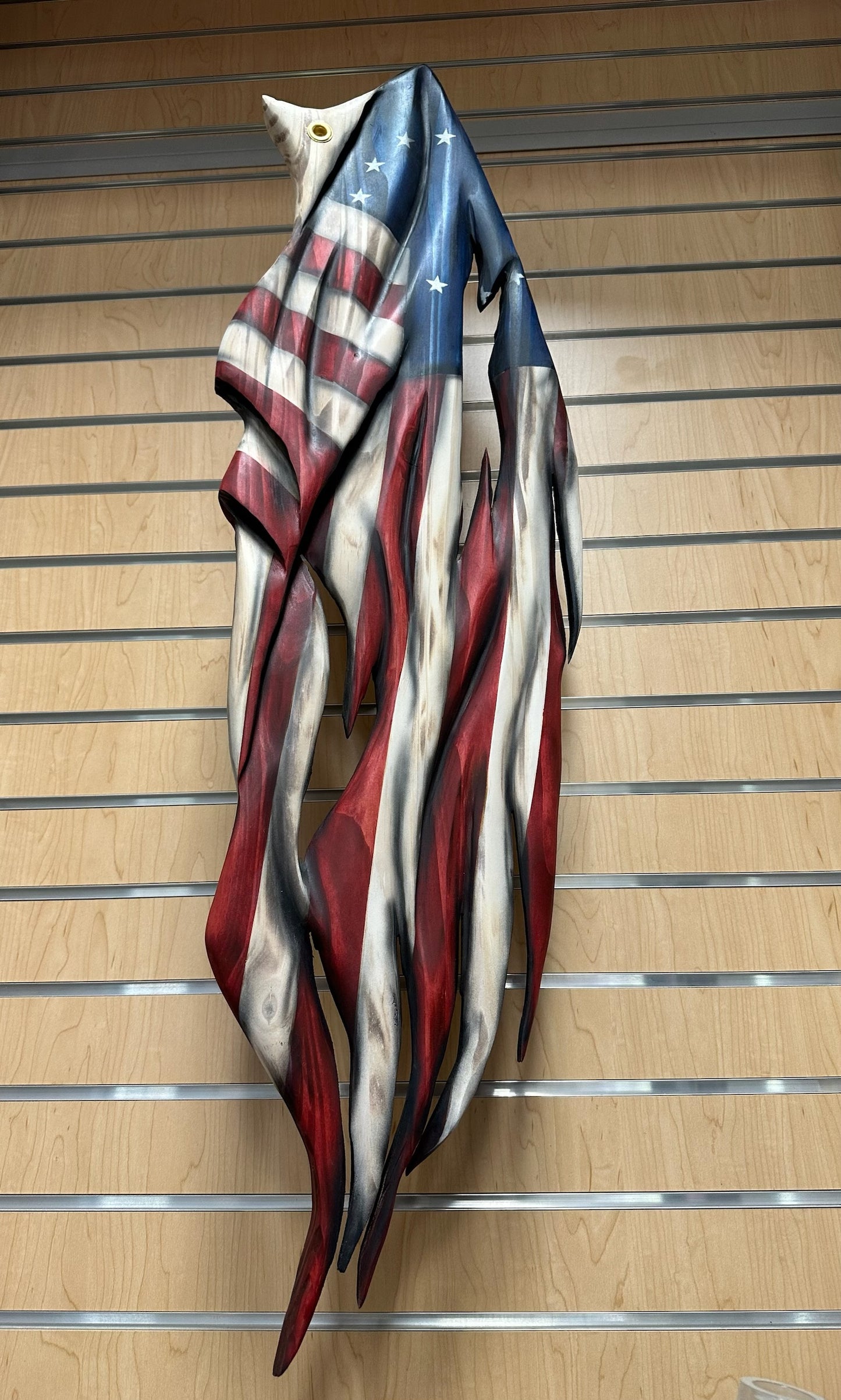 33" Tattered Draped Flag