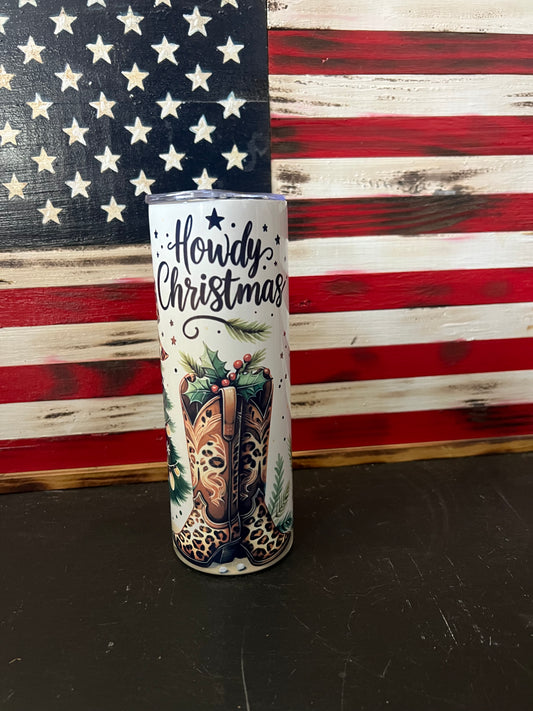 Howdy Christmas Tumbler